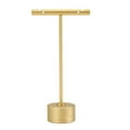 thumbnail image 4 of pitrice Gold Jewelry Display Earrings Stand for Bracelet Display Multi-Functional Stand Showcase 3x1.5x11.5cm Jewellery Display Round Base, 4 of 5