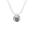 thumbnail image 2 of Delight Jewelry Silvertone Small Bear - Mascot Live Ring Charm Necklace, 18", 2 of 4