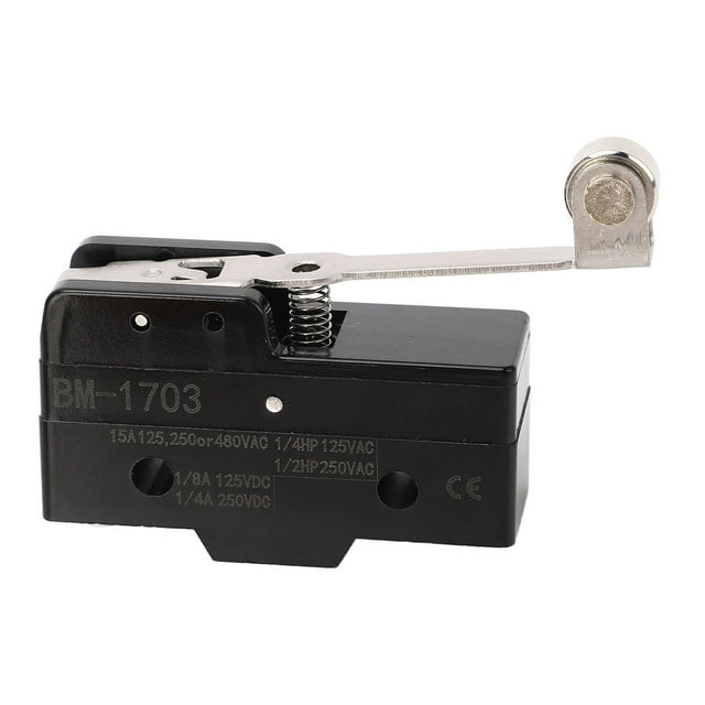 Micro Limit Switch,2PCS Micro Limit Switches Hinge Roller Lever Switch VAC Micro Switch Effortless Installation