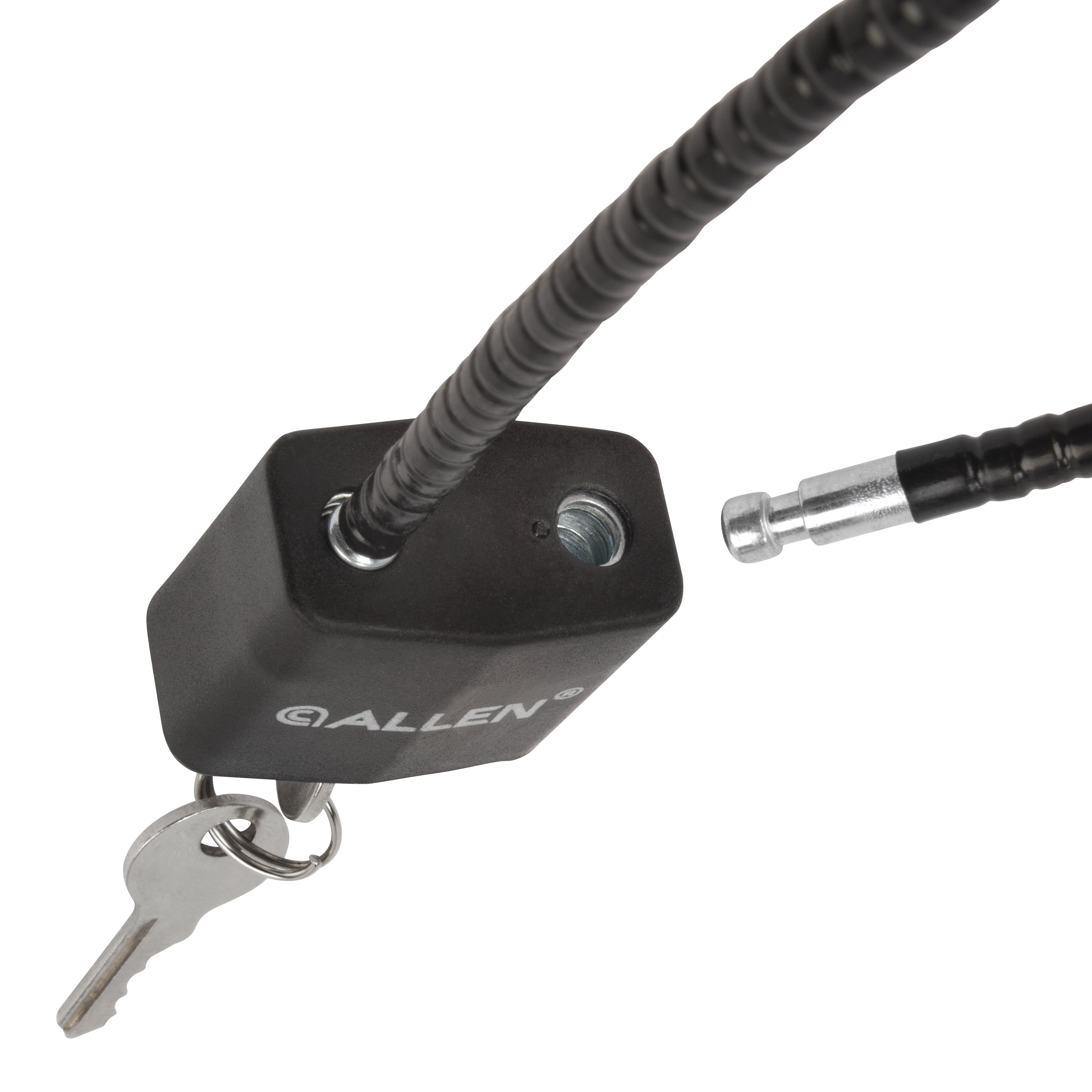 Allen Company 15" Cable Lock, 2-Pack, Black