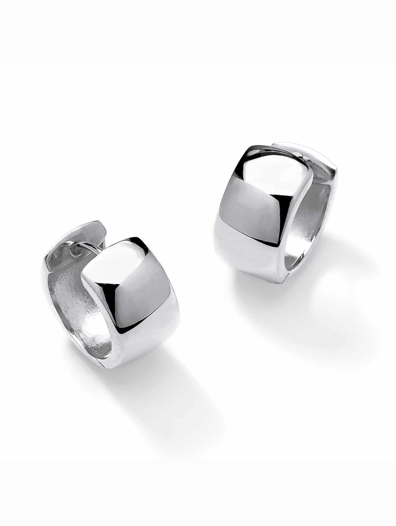 Huggie-Hoop Earrings in .925 Sterling Silver (5/8") - Walmart.com