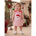 thumbnail image 5 of Miaouyo Girl Christmas Corduroy Dress Santa Embroidery Sleeveless Tank Dress, 5 of 9