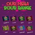 thumbnail image 4 of Barnetts Mega Sour Raspberry Candy, Ultra Sour Coating, 104g Bag, 4 of 9