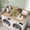 Oak, variant on Fnova 54" 2-Tier Washer Dryer Countertop with Storage Shelf, Laundry Topper Organization with Non-Slip Pads, Waterproof, Stain-Resistant, Oak