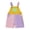 Pink, variant on WUANDIXFA Toddler Boy Girl Romper Overall Shorts Contrast Color Suspender Romper Adjustble Shoulder Strap Baby Clothes (Blue, 6-12 Months)