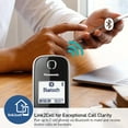 thumbnail image 3 of Panasonic KX-TGD86x Series Link2Cell Bluetooth Corded Cordless Phone with Answering Machine, 4-Handset, Black & Silver, 3 of 6