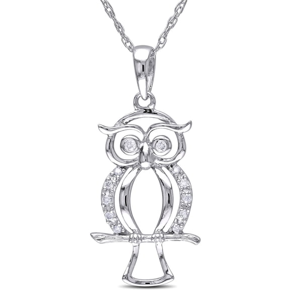 Everly Women's Diamond 10k White Gold Necklace