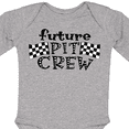 thumbnail image 4 of Inktastic Future Pit Crew Racing Flags Boys or Girls Long Sleeve Baby Bodysuit, 4 of 5