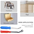 thumbnail image 3 of 2PCS Upholstery Tacks and Construction Staple Remover, Screwdriver with Tack Puller Tool, Carpet Tacks, Nail Lifter for Removing Furniture, Floor, Wooden Case, Carton, Photo Frame Staples(red+Blue), 3 of 8