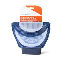 Vibrant Life Dual Function Dog Grooming Glove
