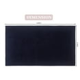 thumbnail image 2 of Home Weavers Luxury Collection Bathroom Rug 100% Cotton Reversible Bathroom Rugs Set, Washable Bath Rug, Extra Soft Absorbent Bath Rug, Kitchen Mat, Non Slip Bath Mat Set, 21"x34" Rectangle, Navy, 2 of 5