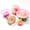 Pink, variant on Reusable Silicone Stretch Lids for Food Storage in Fridge - Elastic Heat-Resistant Bowl Covers, Cups, Cans, Jars - Universal Food Grade Lid for Round and Rectangle Containers - Dishwasher Safe