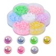 thumbnail image 1 of Filfeel Imitation Beads Without Hole Colored Beads Flat Bottom Beads In Semicircle For, 1 of 6