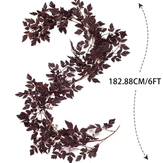 Halloween Garland Cimicifuga Seeded Garland Fall Outdoor Decorations Fall Garland Fall Leaves Fall Decorations For Home Autumn Garland Autumn Decor Thanksgiving Garland Fall Decor Autumn Leaves