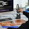 thumbnail image 7 of V5.2 Computer Bluetooth Headset with Microphone for PC, with Noise Cancelling Mic, USB Dongle, Charging Base & Mute Button for Work/Cell Phones/Computer/Call Center/Zoom, 7 of 7