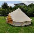 thumbnail image 2 of Outdoor Camping Pyramid Indian Tent 6M Oversized Waterproof Heavy-Duty Cotton Fabric Luxury Glamping Tent for Family Trips, Friends Gatherings, Parties & Picnics, 2 of 6
