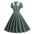thumbnail image 3 of Summer Savings Clearance!Women's Vintage 1950s Dress Retro Polka Dot 50s 60s Halter Dress Hepburn Cocktail Swing Party Dresses Gowns, 3 of 6