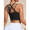 thumbnail image 4 of Brassiere And Shorts Set Sports Bras For Women Halter Strap Quick-Drying Sports Underwear Set, Shock-Absorbing, Cushioned Yoga Bra, Outdoor Running And Fitness Wear Black S, 4 of 8