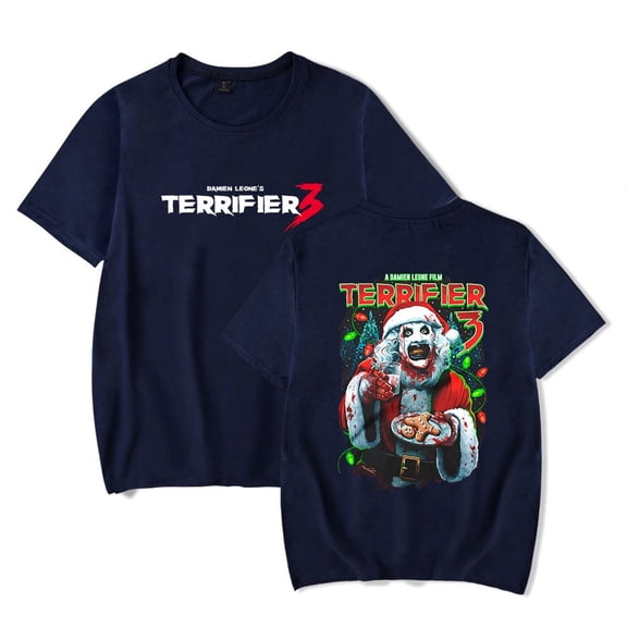 Terrifier T-shirt Cool Printed Role Playing Neutral Round Neck Short Sleeve Fashion Trendy Clothing