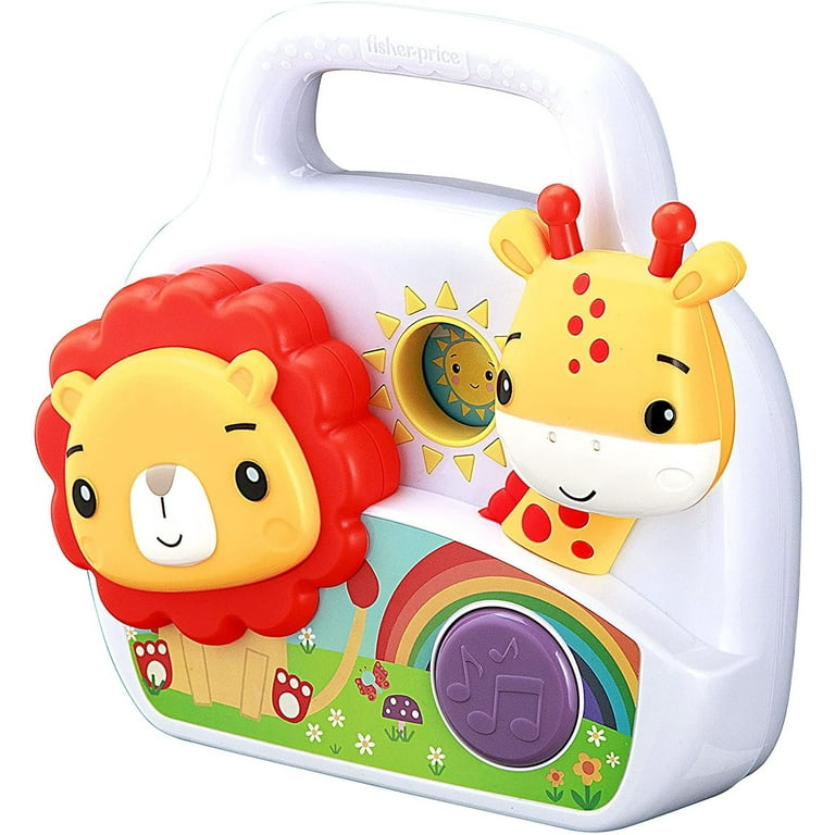 Fisher Price Toy Mini Boombox with Built in Music and Sound