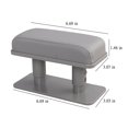 thumbnail image 3 of Car Driver Arm Pad Cushion, Car Center Console Elbow Cushion Pad Car Door Armrest Rest Pad Adjustable Height Comfort Universal Fit for Most Car, Gray, 3 of 6