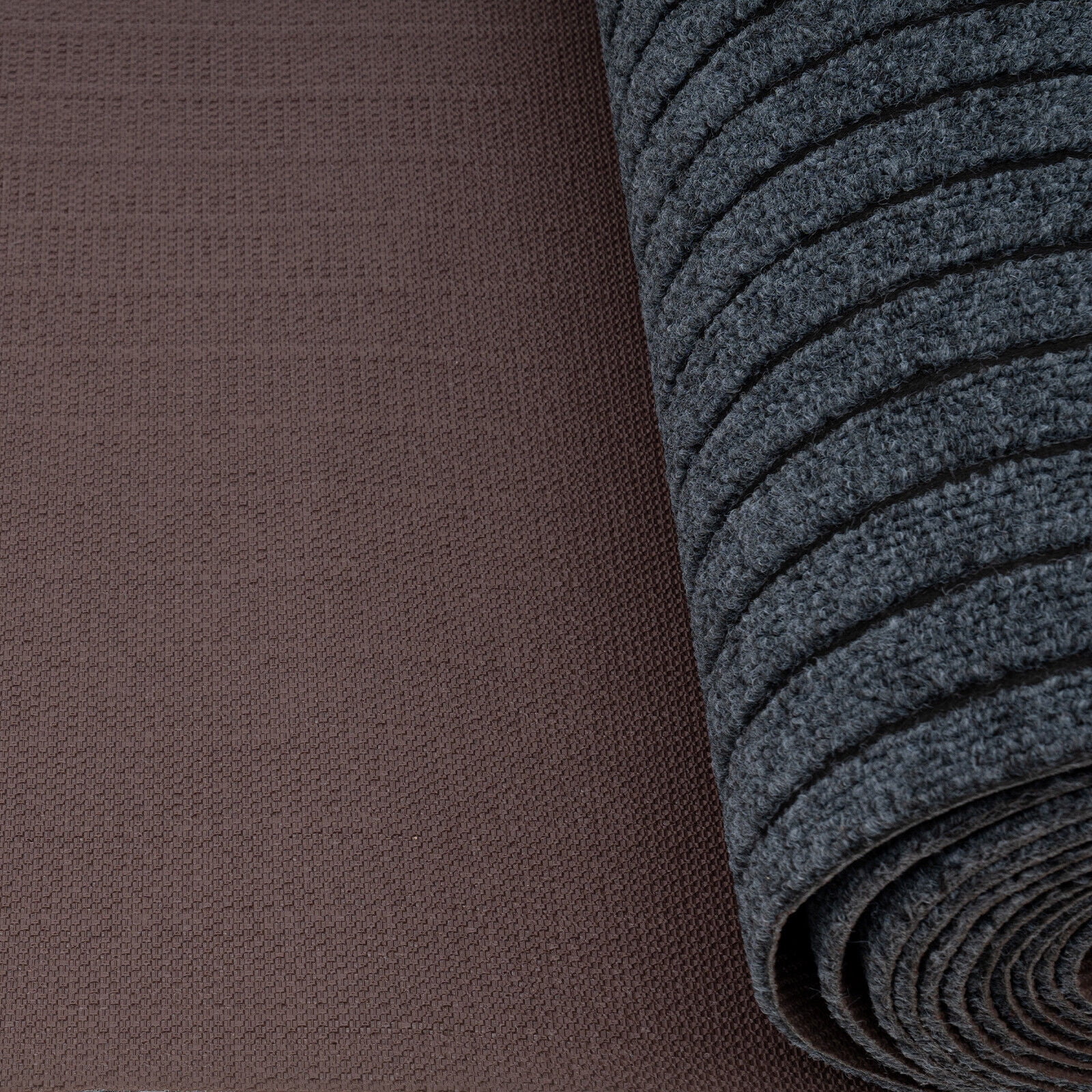 TOOL1SHOoo 20ft Stair Runner Rugs Dark Gray Stripe DIY Non-Slip Carpet for Indoor Stair Hallway