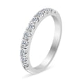thumbnail image 2 of 1/3ctw Diamond Wedding Band in 10K White Gold, 2 of 3