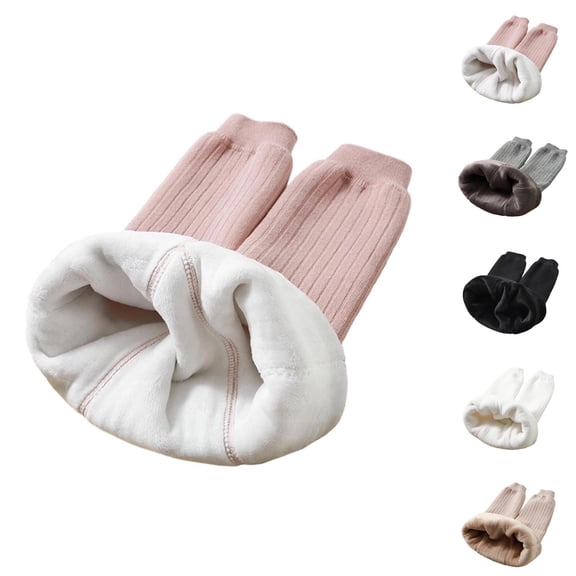 LIaqionyy Toddler Girls Winter Fleece Lined Leggings Thick Warm Full Length Stretchy Tights Thermal Pants