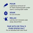 thumbnail image 3 of Dr Teal’s Foaming Bath with Pure Epsom Salt, Relax & Relief with Eucalyptus & Spearmint, 34 fl oz, 3 of 9