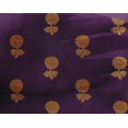 thumbnail image 4 of oneOone Georgette Viscose Fabric Floral Block Printed Fabric 1 Yard 42 Inch Wide, 4 of 4