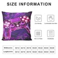 thumbnail image 5 of Qinduosi Girly Pillow CoversPink Gamepad Print Cushion Covers for Patio Tent Balcony,Geometric Art Modern Pattern Pillowcases Outdoor Pillow Covers White, 5 of 5