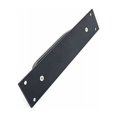 thumbnail image 4 of Manija de puerta de granero de aleación de zinc, 2 uds., manijas de puertas corredizas para puerta cortafuegos, manijas de puertas de gabinete (negro), 4 of 5