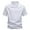 White, variant on KyCheLot Men's Turtleneck Summer T Shirts Plus Size Short Sleeve Solid Color Basic Undershirt Tops Slim Tees