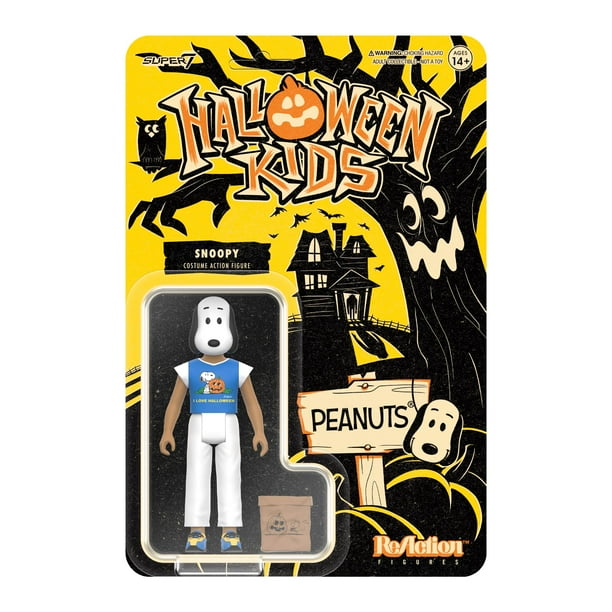 Figura de acción Super7 Halloween Kids Peanuts Snoopy Girl