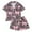 1Pink200, variant on ANINEO Child Outfit Sets 4 Seasons Girls Outfit Short Sleeve Shorts Cardigan Print Soft Sleep For Toddler Kids Youth Comfortable Clothing Soft Lapel Shirts And Pants Clothes Sets