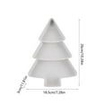 thumbnail image 3 of Hometravel Tree Shape Snack Tray Set, Christmas Themed Food Serving Plates, Multi-compartment Party Tray for Holiday Events, Family Gatherings, Snack Service, 3 of 6
