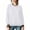 *White, variant on ClodeEU Women's Crew Neck Long Sleeve Sweatshirt,Casual Loose Fit Pullover Top Army Green,Women's Plus L