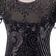 thumbnail image 4 of Vestido de Manga Corta para las Mujeres, Cuello en V Impresión Cubrir, Cómodo Vestido de Verano Casual Sexy para Diario, 4 of 6