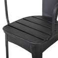 thumbnail image 6 of Rodriguez 3 Piece Outdoor Iron Bistro Set, Black, 6 of 9