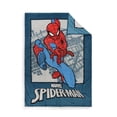 thumbnail image 3 of The Amazing Spider-Man Kids Throw Blanket, Polyester Silk Touch, Navy, Marvel, 62" x 90", 3 of 9