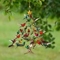thumbnail image 6 of 5PCS Christmas 2025 Hummingbird Ornament, Colorful Acrylic Hanging Bird Decoration, Double-Sided Hummingbird Decor for Window, Home, Garden, and Christmas Festival Gifts, 6 of 7