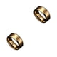 thumbnail image 1 of Sonducket Anillos unisex Joyas Citas Novios Novias Esposa Marido Aniversario personalizado Regalos Accesorios Tamaño 6 Tamaño 6 2piezas Sonducket CBP214058, 1 of 5