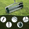 thumbnail image 3 of DECMAY Heavy Duty Rolling Lawn Aerator - 56" Steel Spike Aeration Tool with 3-Piece Handle for Compacted Soil (7.5 lbs, Rust-Proof), 3 of 8