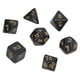 thumbnail image 1 of Dados poliédricos, juego de 5 dados poliédricos de múltiples caras Juego de dados de máxima eficiencia, 1 of 14