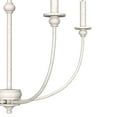 thumbnail image 4 of Hunter - Southcrest 4-light Distressed White, Large Chandelier, Dimmable, Casual Style, Candle Shaped, for Bedrooms, Dining, Living Rooms - 19637, 4 of 7