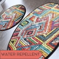 thumbnail image 3 of VHD Colorful 2 Pieces Non-Slip Bathroom Rug Set – Machine-Washable Bath Mats, Digital, Water Repellent, Bath Rugs for Bathroom Floor and Under The Sink 20''x 24'' & 24''x 40'' / 60x100 cm & 60x50 cm, 3 of 6