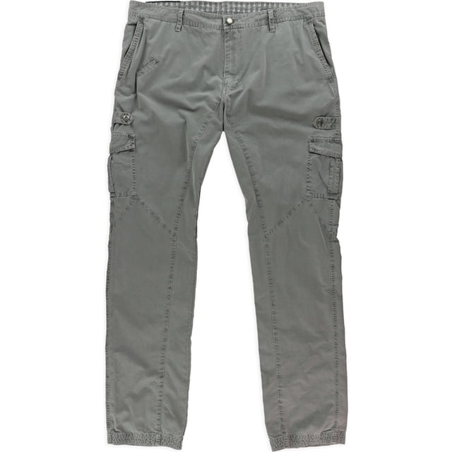 Rogue State Mens Ottoman Straight Leg Cargo Casual Pants, monument, 33W x 32L