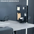 thumbnail image 6 of VIVO Steel Clamp-on 10" x 12" Rotating Pegboard, Magnetic Privacy Panel, 6 of 8