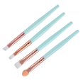 thumbnail image 2 of Juego de brochas de maquillaje portátil de 5 uds, brocha para base de sombra de ojos de nailon suave (azul) Ygjytge Cuidado Belleza, 2 of 5
