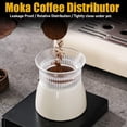 thumbnail image 3 of Yajisi Splash‑Proof Moka Coffee Dosing Funnel – Transparent Powder Ring for Single & Dual Valve Pots (150 ml), 3 of 5